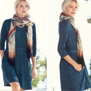 BOGO! Peruvian Connection Coronado Pima Cotton Tunic Dress Block Print